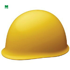 ミドリ安全 つば無しヘルメット ABS製ヘルメット イエロー (1個) 品番:SC-MBRA-KP-Y