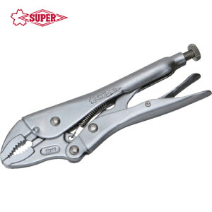 SUPERTOOL スーパーツール グリッププライヤ スタンダードタイプ 全長:113mm 口開き:(角材)1〜14、(丸材)φ1〜17 (1丁) 品番:SGP100