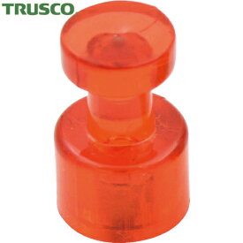 TRUSCO(トラスコ) カラーマグネットピン 赤 100個入り (1Pk) 品番：TMPC100-R