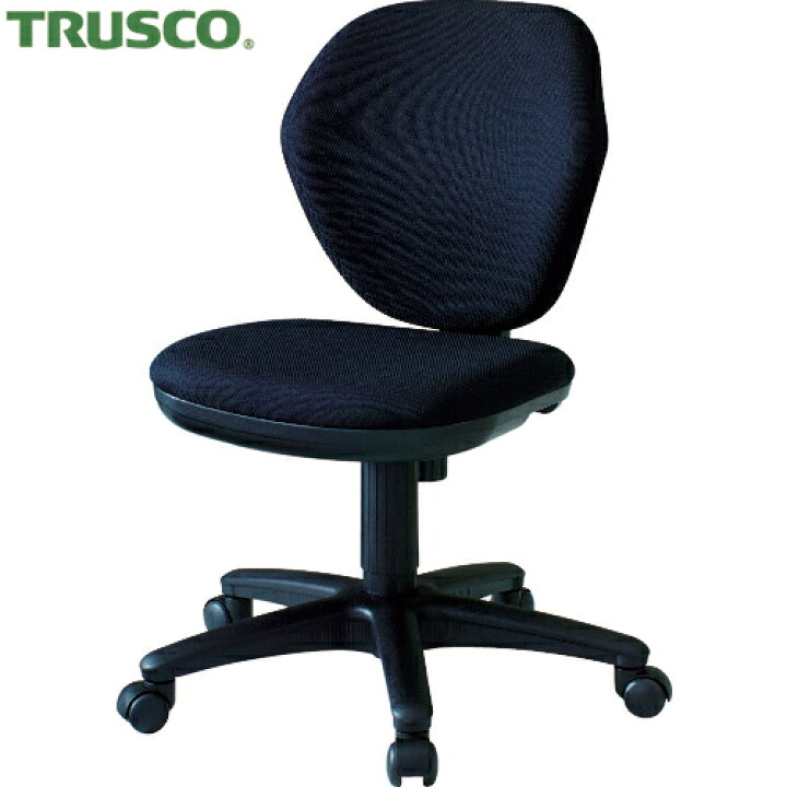 楽天市場】TRUSCO(トラスコ) オフィスチェア 黒 (1脚) 品番：T-10-BK 