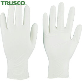 トラスコ ニトリル製使い捨て極薄手袋 粉無し M ホワイト (200枚入) (1箱) 品番:TGL-440-M