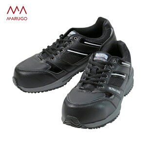 丸五 スニーカー 安全作業靴 耐油 超耐滑底 ウルトラソール#101 ブラック/グレー 25.0cm (1足) 品番:ULTRA101-BK/G-250