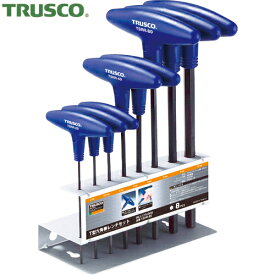 TRUSCO(トラスコ) T型六角棒レンチセット 8本組 (1S) 品番：TSRR-8S