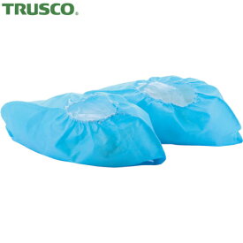 TRUSCO(トラスコ) 不織布シューズカバー(5足入)22.0cm〜25.5cm ブルー (1袋) 品番：TSC-5M-B