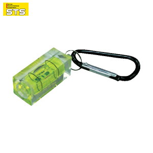 STS 水平器 水準器 レベル キーホルダー型水平器 WS35Y (1個) 品番:WS35Y