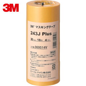 3M X[G }XLOe[v 243J Plus 30mmX18m 4 (1Pk) iԁF243J 30