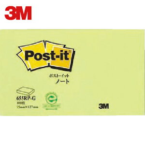 3M X[G ӂ |XgECbg m[g 75×127mm 100 O[ (1Pk) iԁF655RP-G