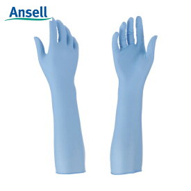 アンセル 耐薬品ニトリルゴム使い捨て手袋 マイクロフレックス 93-243 XLサイズ (100枚入) (1箱) 品番:93-243-10
