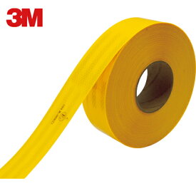 3M(スリーエム) DGコンスピキュイティ反射シート 53.5mmX45.7m 蛍光黄 (1巻) 品番：983-21 53.5