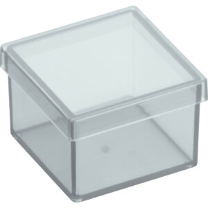 蝶プラ 持続性透明帯電防止ケース フタ付 EBK2 (1個) 品番:781477