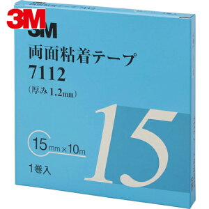 3M X[G ԊOiŒ ʔSe[v 7112 15mm×10m 1.2mm DF 1 (1) iԁF7112 15 AAD
