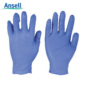 アンセル ニトリルゴム使い捨て手袋 エッジ 82-133 Lサイズ(300枚入) (1箱) 品番:82-133-9