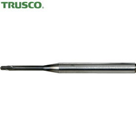 TRUSCO(トラスコ) エンドミル 超硬ロングネックスクエアエンドミル2枚刃Φ2X10 (1本) 品番：AC40-TLNE2020-10