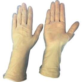 ブラストン PVC手袋ロング スムースタイプLサイズ （100枚入） （1袋） 品番：BSC-3300-L