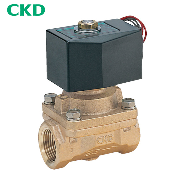 CKD パイロットキック式2ポート電磁弁(マルチレックスバルブ) (1台) 品番：APK11-15A-03A-DC24V：工具ランド いたわり館