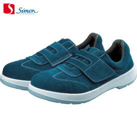 シモン 2層ウレタン底安全短靴 25.5cm ブルー (1足) 品番:AW18BV-25.5