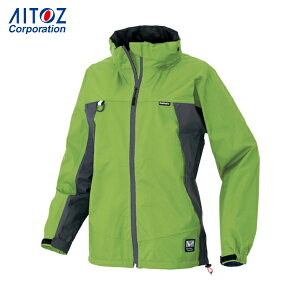アイトス 雨具 合羽 カッパ レインスーツ ディアプレックス レディースジャケット ミントグリーン 13号(LL) (1着) 品番:AZ56312-035-13(LL)