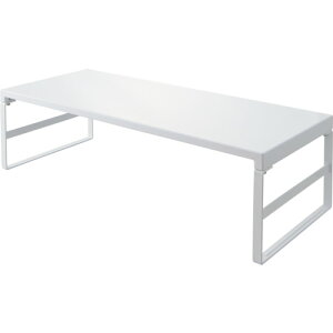 リヒト LIHIT デスクボード 机上台(幅590mm・ハイタイプ) 白 (1台) 品番:A7333-0