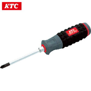 KTC 京都機械工具 樹脂柄ドライバ クロス貫通タイプ 刃先No.1 (1本) 品番:D1P2-1