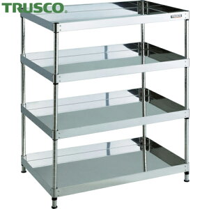 トラスコ 304クリーンフェニックス ラック型 900X600 4段 (1台) CPE3-R1294