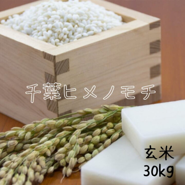 楽天市場】もち米 玄米30kg ヒメノモチ 新米 令和6年産 千葉  