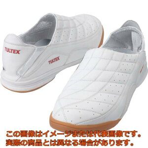 アイトス セーフティシューズTULTEX 踵踏み ホワイト S