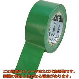 TRUSCO　カラー布粘着テープ　幅50mm長さ25m　グリーン