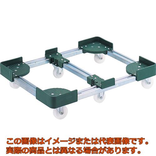 日本正規取扱店 ＴＲＵＳＣＯ 伸縮式コンテナ台車 内寸６００