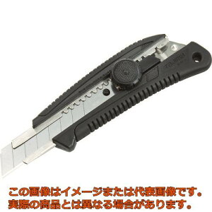 タジマ カッターナイフ ネジプロ グリ−L ブラック クリアケース入