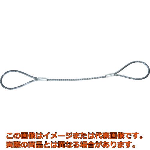 ＴＲＵＳＣＯ　ワイヤーロープスリング　Ａタイプ　アルミロック　１２ｍｍＸ１ｍ(TWAL12S1-3100) | 工具箱　楽天市場店