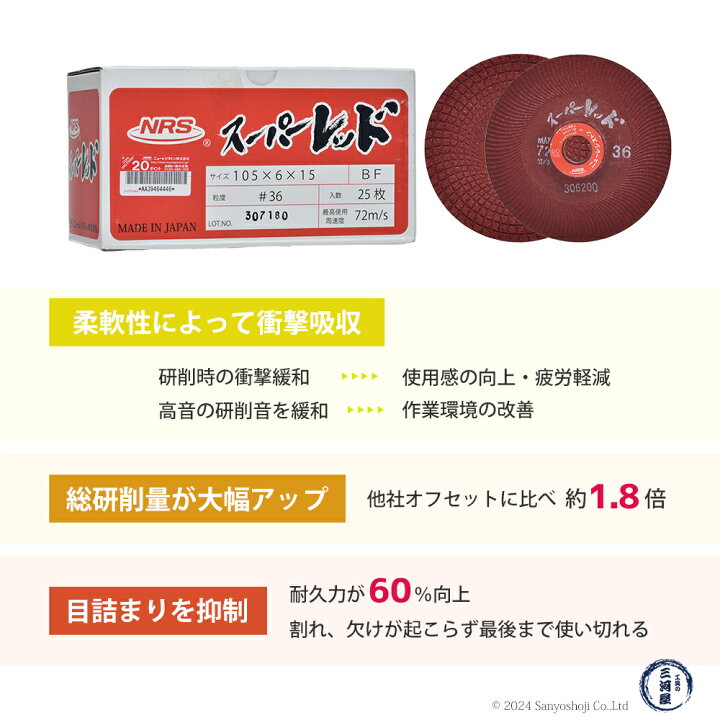 楽天市場】ニューレジストン ( ニューレジ ) 研削 砥石 スーパーレッド 