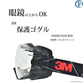 3M ( スリーエム )　保護 ゴグル 　GG6001SGAF-BLK　メガネ の上からOK