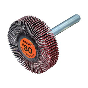 TRUSCO(�g���X�R) �Z���~�b�N�t���b�v�z�C�[�� ���a6mm #80 �O�a40×��10×����40 (5��) TCF4010-CE-80