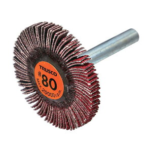 TRUSCO(�g���X�R) �Z���~�b�N�t���b�v�z�C�[�� ���a6mm #80 �O�a40×��5×����40 (5��) TCF4005-CE-80