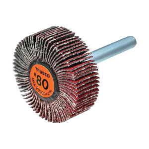 TRUSCO(�g���X�R) �Z���~�b�N�t���b�v�z�C�[�� ���a6mm #80 �O�a40×��15×����40 (5��) TCF4015-CE-80