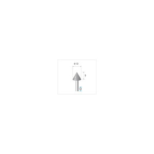 �i�J�j�V �d��CBN�o�[ �e�[�p�[�^ ��10×9×����3 #130 60° 12422