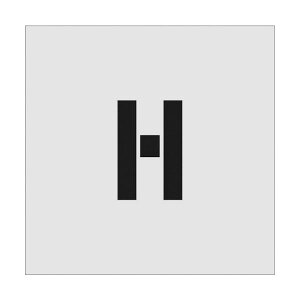 IM �X�e���V�� H �����T�C�Y100×65mm AST-H10065