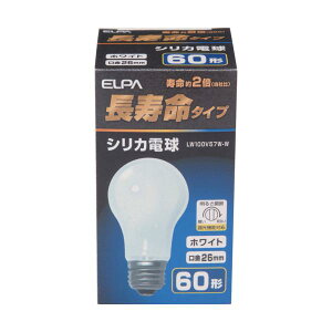 ELPA �V���J�d�� ������ E26 60W�` LW100V57W-W