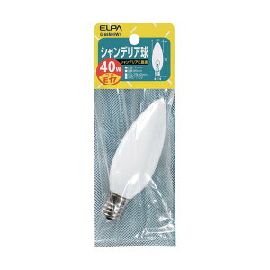 ELPA �V�����f���A E17 40W G-66NH(W)