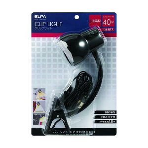 ELPA �N���b�v���C�g �����O �u���b�N �����p SPOT-LCR40(BK)