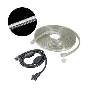 NICHIDO �я�LED�Ɩ� LED�R�l�N�g���C�� ���ʔ��� 10m �� �V���R���^�C�v LECS-R10LA-W