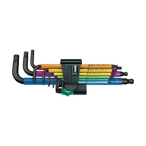 Wera 950SPKL/9SMN �}���`�J���[�w�b�N�X�L�[�Z�b�g 073593