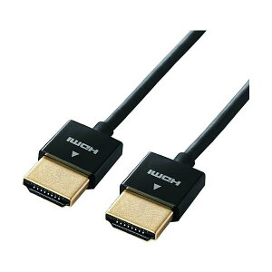 ELECOM �X�[�p�[�X����HDMI�P�[�u�� �C�[�T�l�b�g�Ή� 1.5m �u���b�N DH-HD14SS15BK