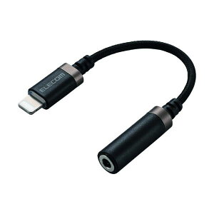 ELECOM Lightning-���a3.5mm�X�e���I�~�j�W���b�N�ϊ��P�[�u��(���ϋv) MPA-L35S01BK