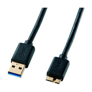 SANWA USB3.0�}�C�N���P�[�u��(A-MicroB)1m KU30-AMC10BK
