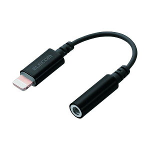 ELECOM Lightning-���a3.5mm�X�e���I�~�j�W���b�N�ϊ��P�[�u�� MPA-L35DS01BK