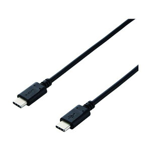 ELECOM �X�}�z�E�^�u���b�g�pUSB�P�[�u�� USB(C-C) Power Delivery�Ή� 1.0m �u���b�N MPA-CC10PNBK