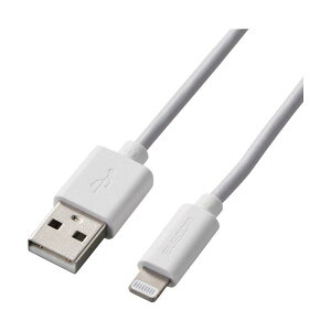 ELECOM Lightning�P�[�u�� �X�^���_�[�h 1.0m �z���C�g MPA-UALA10WH