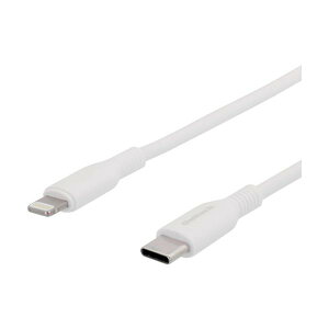 Owltech Type-C to Lightning�P�[�u�� ���炩���f���ɋ��� 200cm �z���C�g OWL-CBKLTCSR20-WH��݌Ɍ����