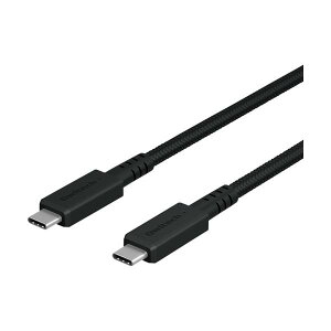 Owltech �]�����x10Gbps�Ή�USB3.2 Gen2 & PD100W �����ʐM�ƒ����[�d�ɑΉ� Type-C to Type-C�P�[�u�� OWL-CBKG2PCC10-BK